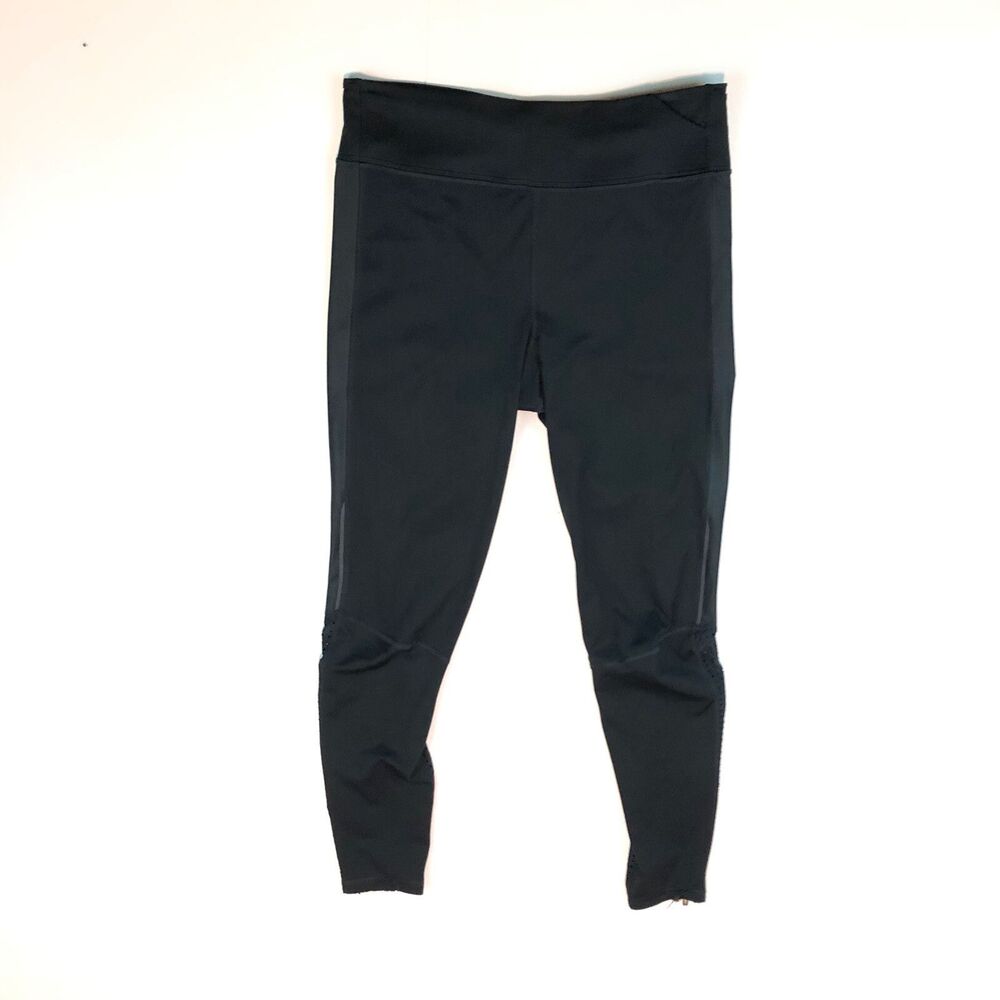 Adidas Supernova Tights Black Pocket Perforated Zip Ankle S94423 Medium KK10